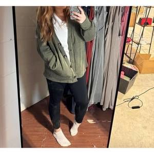 NEW 7TH RAY solid knit cardigan in olive